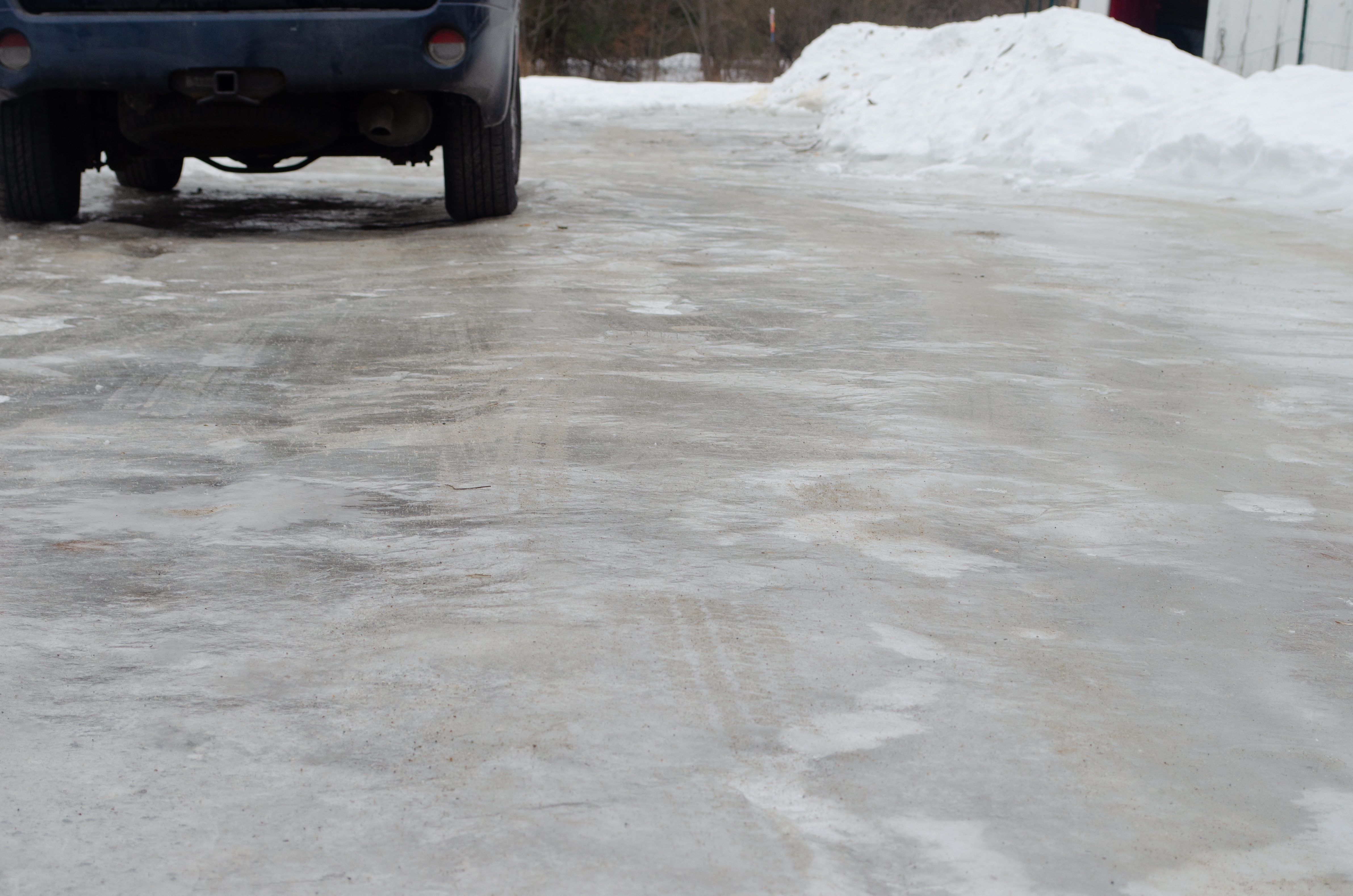 icy driveway needs traction sand